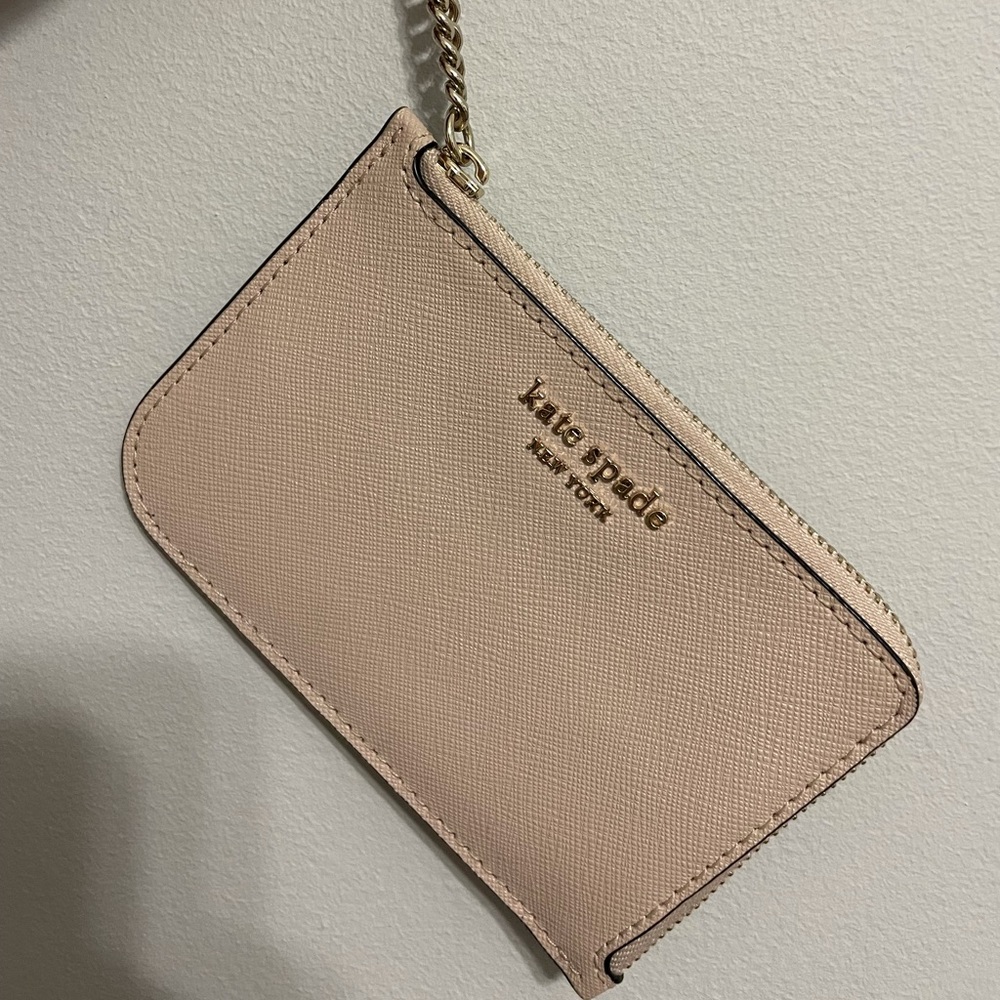 Kate Spade keychain ring wallet worn once